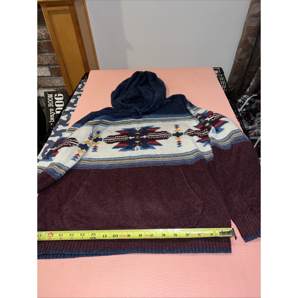 American‎ Eagle Aztec Hoodie Sweater Southwest Print Men's small
